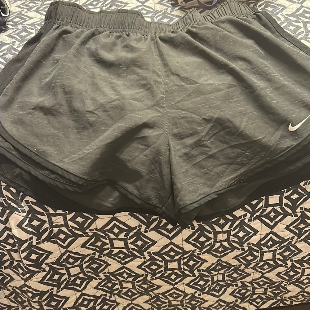 Nike Women's Charcoal Athletic Shorts